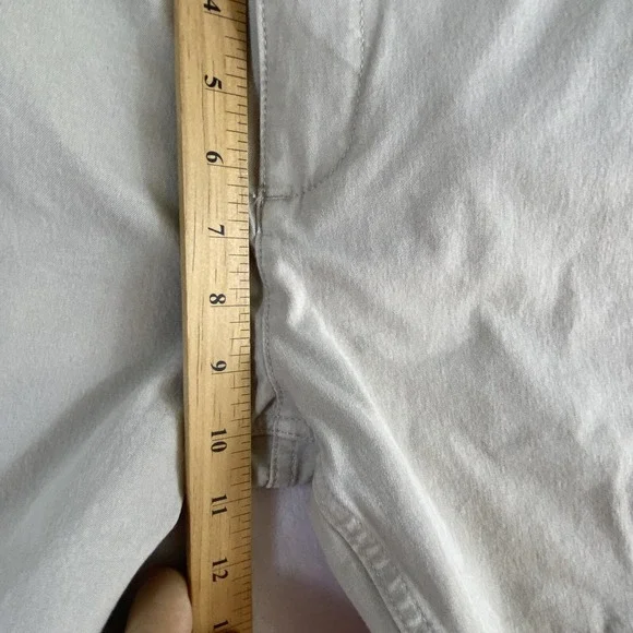 Mugsy Teddy Shorts Men's Sz 35 Light Gray Chino Everyday Cotton Blend - Picture 7 of 10